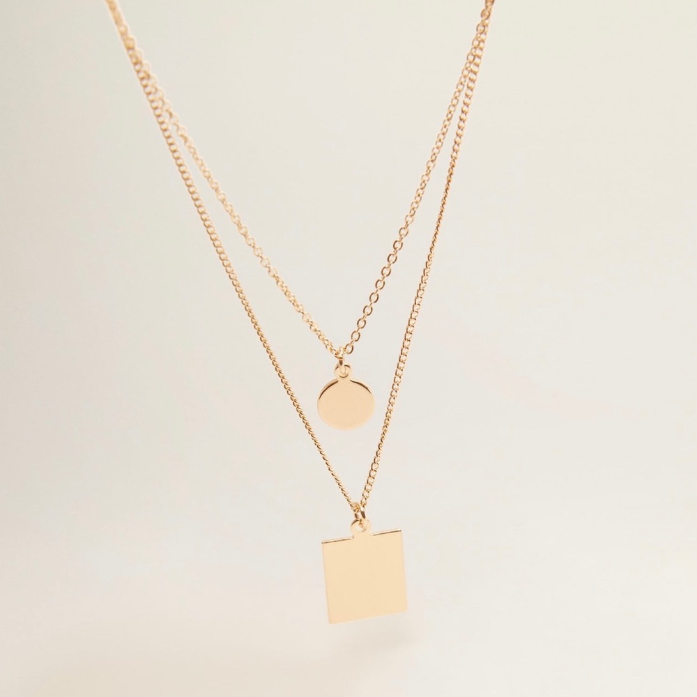 NWT Mango Mixed chain necklace